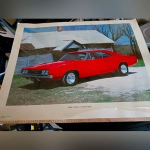 1969 hemi charger poster